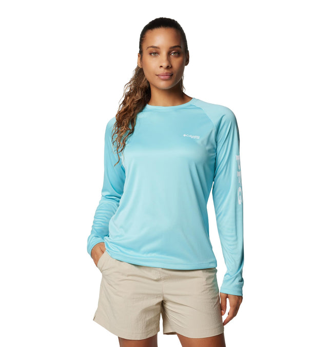Columbia womens Tidal Tee Ii Long Sleeve, Clear Bl