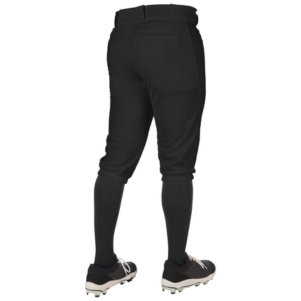CHAMPRO Boys' Standard Triple Crown 2.0 Baseball Knickers, Black