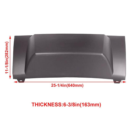 Cache-attelage ALMULOO compatible avec Cadillac Escalade 2007-2014 GMC Yukon Chevrolet Tahoe Suburban 1500 2500, remplacement pour GM1129106 20777999, cache-crochet de remorquage de pare-chocs arrière