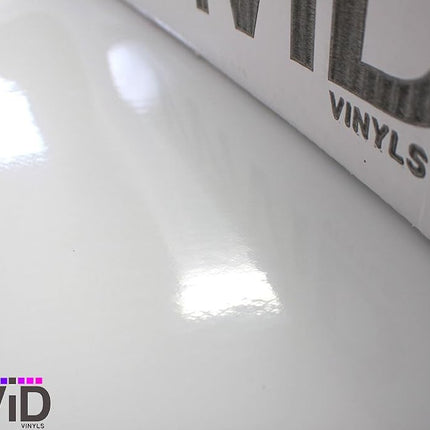 VViViD White High Gloss Realistic Paint-Like Microfinish Vinyl Wrap Roll XPO Air Release Technology (1ft x 5ft)