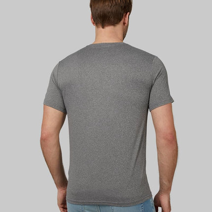 32 Degrees Mens 4 Pack Cool Crewneck T-Shirt | Anti-Odor | Quick Drying | 4-Way Stretch, 2 White /2 Grey Heather, XL