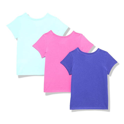 The Children's Place Baby Girls' and Toddler Assorted Everyday Long Sleeve Graphic T-Shirts,Multipacks, Preschool Princess 3-Pack, Preschool Princess 3-Pack, 6 Years