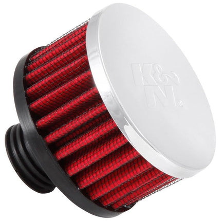 K&N Vent Air Filter/ Breather: High Performance, Premium, Washable, Replacement Engine Filter: Flange Diameter: 0.5 In, Filter Height: 1.75 In, Flange Length: 0.9375 In, Shape: Breather, 62-1495