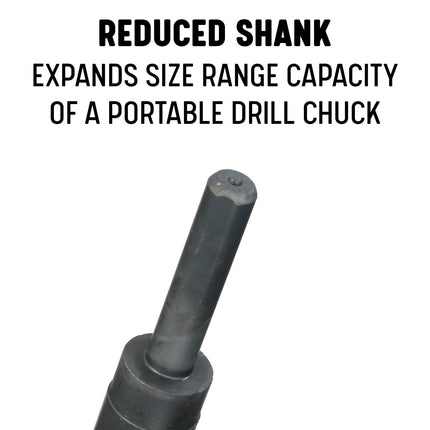 Drill America - DWDRSD1-17/64 1-17/64" Reduced Shank High Speed Steel Drill Bit with 1/2" Shank, DWDRSD Series