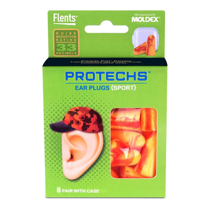 Craftmates Protechs Sport Earplugs 8 Pairs-Orange, Other, Multicoloured