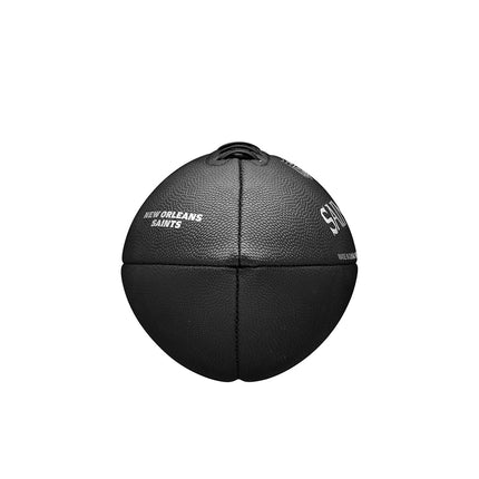 WILSON NFL Team Metallic Premiere Football - Official Size, New Orleans Saints