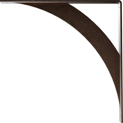 Ekena Millwork BKTM02X20X20LEHDB 2 inch W x 20 inch D x 20 inch H Legacy Steel Bracket, Hammered Dark Bronze
