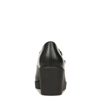 Naturalizer Women's Soul, Adore Mary Jane Wedge, Black, 11 Wide