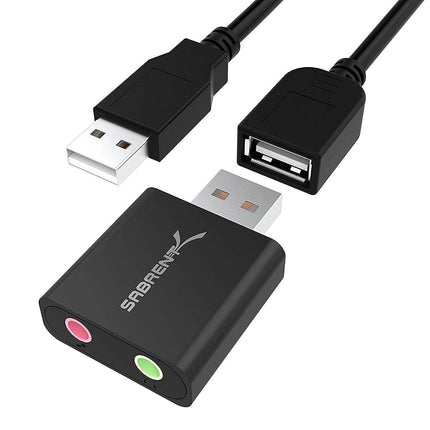 Sabrent Aluminum USB External Stereo Sound Adapter