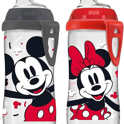 NUK Active Sippy Cup, 10 oz, Disney, 2 Count (Pack of 1)