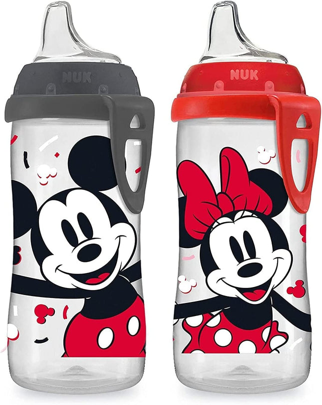 NUK Active Sippy Cup, 10 oz, Disney, 2 Count (Pack