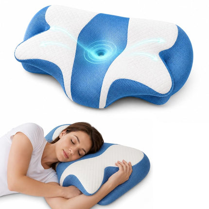 Glow and Save Cervical Pillow for Neck, Ergonomic 