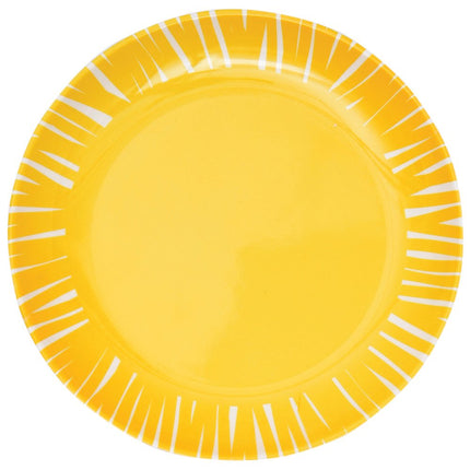 French Bull Melamine Assorted Plates-6 Piece Set -Melamine Dinnerware-Platter, Serving, Party, Platter, Dish (6" Appetizer Plate, Fringe)