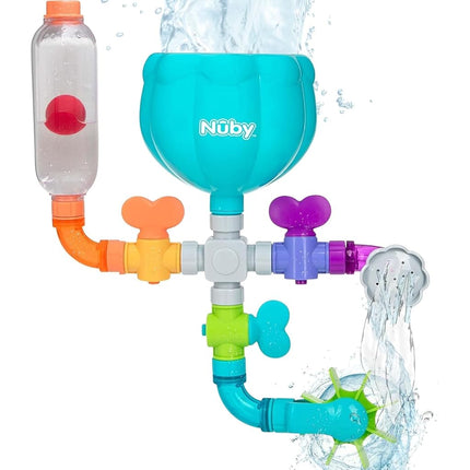 Nuby Wacky Waterworks Pipes Bath Toy - Baby Bathtu