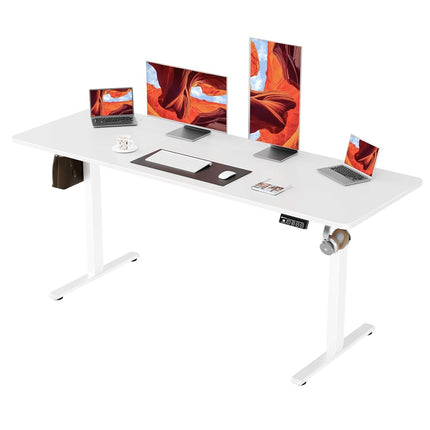 ERGOMAKER Electric Standing Desk 170x60cm (White F