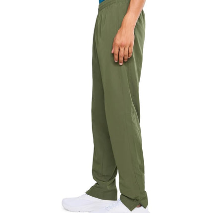 Under Armour Men's Rival Woven Windbreaker Pants, (390) Marine Od Green / / Black, Medium Tall