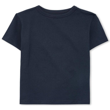 The Children's Place Boys' Basic Short Sleeve Tee, New Navy Single, X-Small