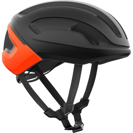 POC Unisex – Adult Omne Air MIPS Rad Helmet, Uranium Matt Black/Fluorescent Orange Matt, M