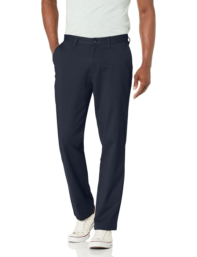 Nautica Men's Classic Fit Flat Front Stretch Solid