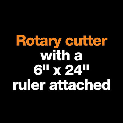 Fiskars Rotary Ruler Combo-6"X24"