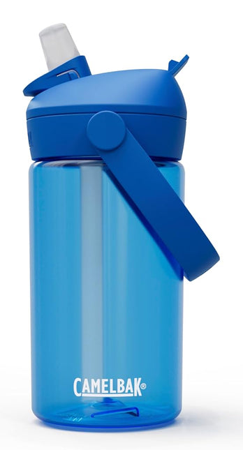 Camelbak THRIVE FLIP STRAW KIDS 415 ml – sport bottle – leak-proof – child-friendly size – easy drinking spout – ideal for on the go – True Blue, size: OS