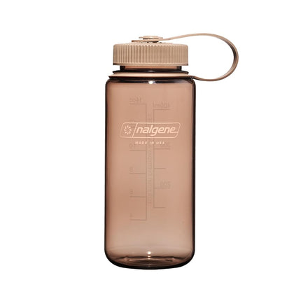 Nalgene Sustain Tritan BPA-Free Water Bottle Made with Material Derived from 50% Plastic Waste, 16 OZ, Wide Mouth, Mocha