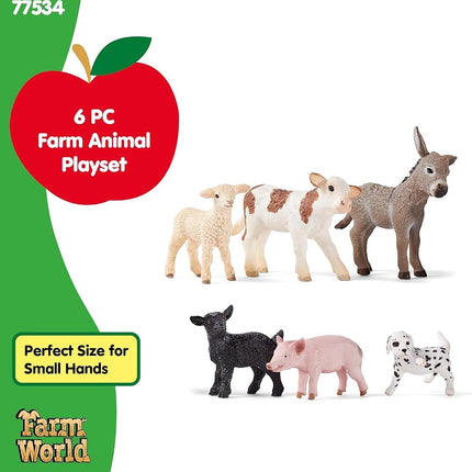 Schleich Farm World - 6Pc Baby Farm Animal Playset - Kids 3+ | 77534