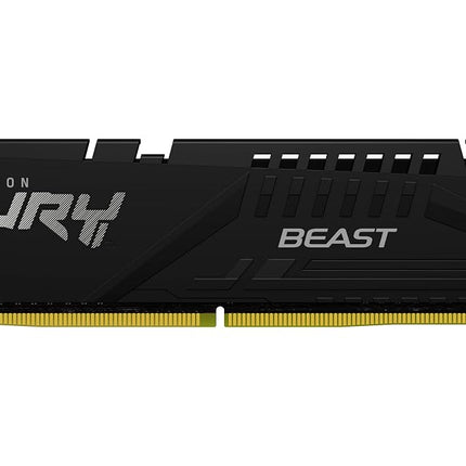 Kingston FURY Beast Black DDR5 32GB 6400MT/s CL32 DIMM Desktop Gaming Memory Single Module AMD EXPO and Intel XMP - KF564C32BBE-32