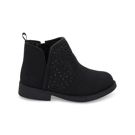 OshKosh B'Gosh Girl's Estell Ankle Boot, Black, 10 Toddler
