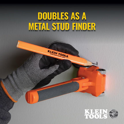 Klein Tools 50611 Magnetic Wire Puller, Fishes and Pulls Wire Cable Behind Walls or Tight Spaces, Stainless-Steel Leader, Rare Earth Magnet