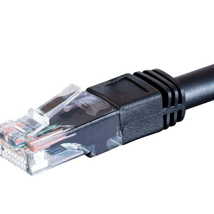 Monoprice Cat6 Outdoor Rated Ethernet Patch Cable - 25 Feet - Black | Snagless RJ45, Stranded, 550MHz, UTP, Pure Bare Copper Wire, 24AWG