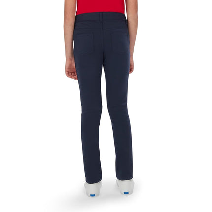 Pantalones ajustados de punto Ponte para niña French Toast, color azul marino, 4 años