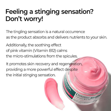 Dr.Melaxin Cemenrete Cyano Pink Spicule Cream With Calcium Vitamin B12 For Under Eyes Skin Dark Circles Fine Lines Puffiness&Eye Bags Cream 1.69 Fl. Oz.