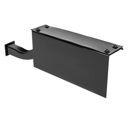 ALMULOO Soporte universal ajustable de guardabarros de repuesto para 1406-6A par de soportes de montaje de medios guardabarros de acero con recubrimiento en polvo pintado de negro
