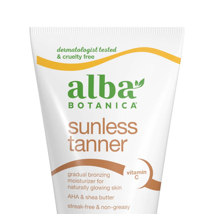 Alba Botanica Sunless Tanning Lotion, 4 Ounce
