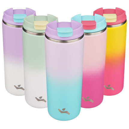 Konokyo Tumbler with Lid, 16 oz Travel Coffee Mug 