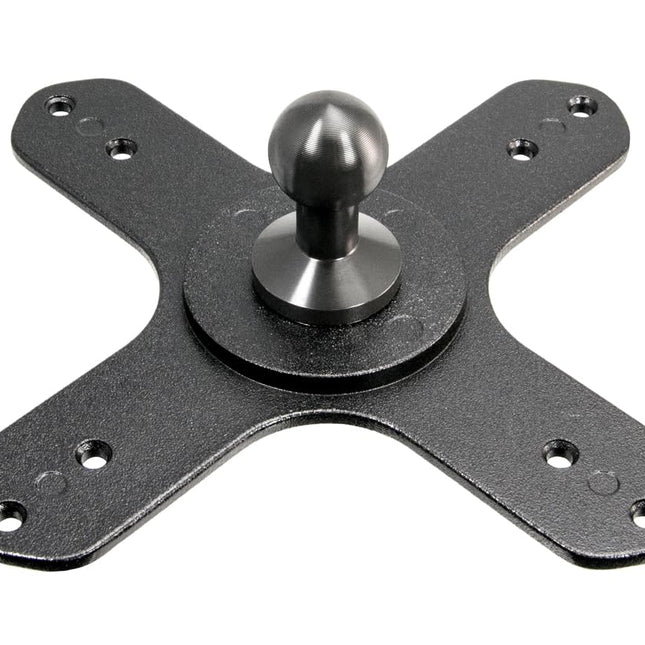 ARKON VESA-Compatible VESA 75 / VESA 100 to 20mm Ball Mount Bracket Adapter, Black (AP20MMVESA)