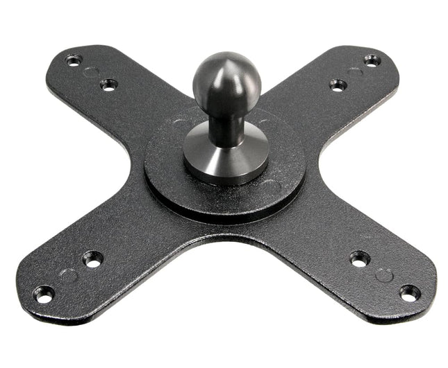 ARKON VESA-Compatible VESA 75 / VESA 100 to 20mm Ball Mount Bracket Adapter, Black (AP20MMVESA)