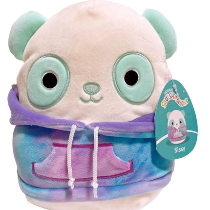 Squishmallows de 8" - Peluche Kellytoy con licencia oficial - Juguete de peluche animal de fruta suave y blandito de colección - Añade a Glady a tu escuadrón - Regalo para niños y niñas - 8 pulgadas (Sissy Panda)