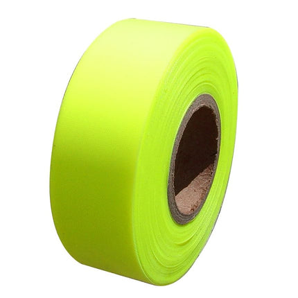 Bon 84-769 150-Feet by 1-3/16-Inch 4-Mil High Visibility Flagging Tape, Fluorescent Lime Green, 12-Pack