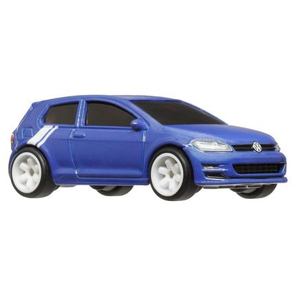 Hot Wheels Premium Volkswagen Golf MK7, Car Culture Circuit Legends Vehicles for Kids 3 Years Old & Up and Adult fans and Collectors, Premium Collection of Car Culture 1:64 Scale Vehicles, HRV79