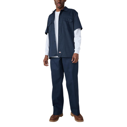 Pantalones de trabajo Dickies Original 877 de corte holgado, azul marino oscuro, 36W x 34L