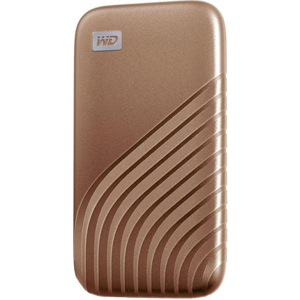 WD My Passport SSD, 2TB Portable External SSD, read speeds up to 1050 MB/s, write speeds up to 1000MB/s, Portable SSD, Works with PC, Xbox and Playstation, Gold