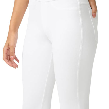 No Nonsense Women’s Classic Denim Jean Leggings with Back Pockets, White, Large