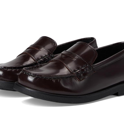 Florsheim Kids Boys' Croquet Penny, Burgundy, 7 M US Big Kid