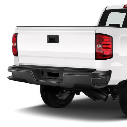 Pare-chocs arrière DNA MOTORING compatible avec Silverado/Sierra 2500HD 3500HD 2015-2019, sans trous pour capteurs de stationnement arrière, GM1103190, STEPBUM-10057