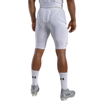 Under Armour Gameday Pro 5-Pad Football Compression Girdle, Shorts with UA HeatGear & McDavid HEX Technology, Moisture Wicking Protection (Youth)