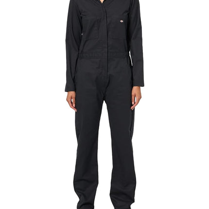 Dickies Women's Cooling Long Sleeve Coveralls, Black, XS