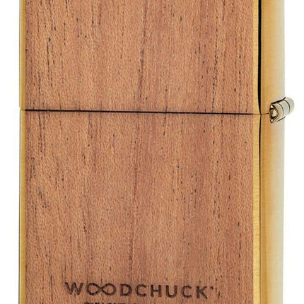 Zippo Walnut Emblem Herringbone Sweep Lighter