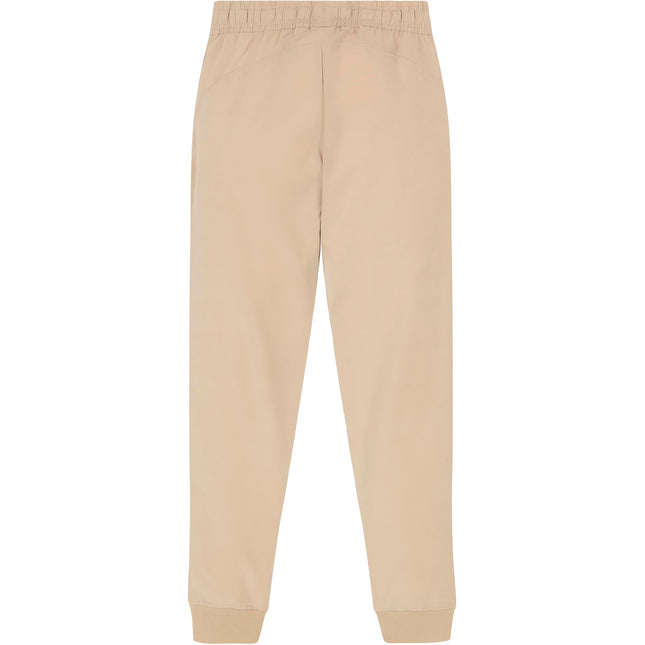Nautica Girls' School Uniform Jogger Pants, Stretch Performance Fabric, Elastic Waistand with Drawstring Closure, Khaki, 7